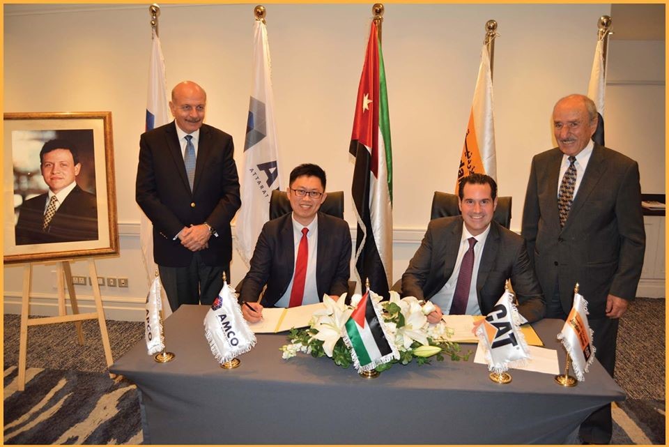 Attarat Mining Company and Jordan Tractor Marked the Signing of a JOD3.1 Million Order of Caterpillar Mining Equipment for the Attarat Oil Shale Power Project